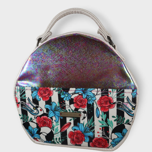Handcrafted pouch make up Beetle guy