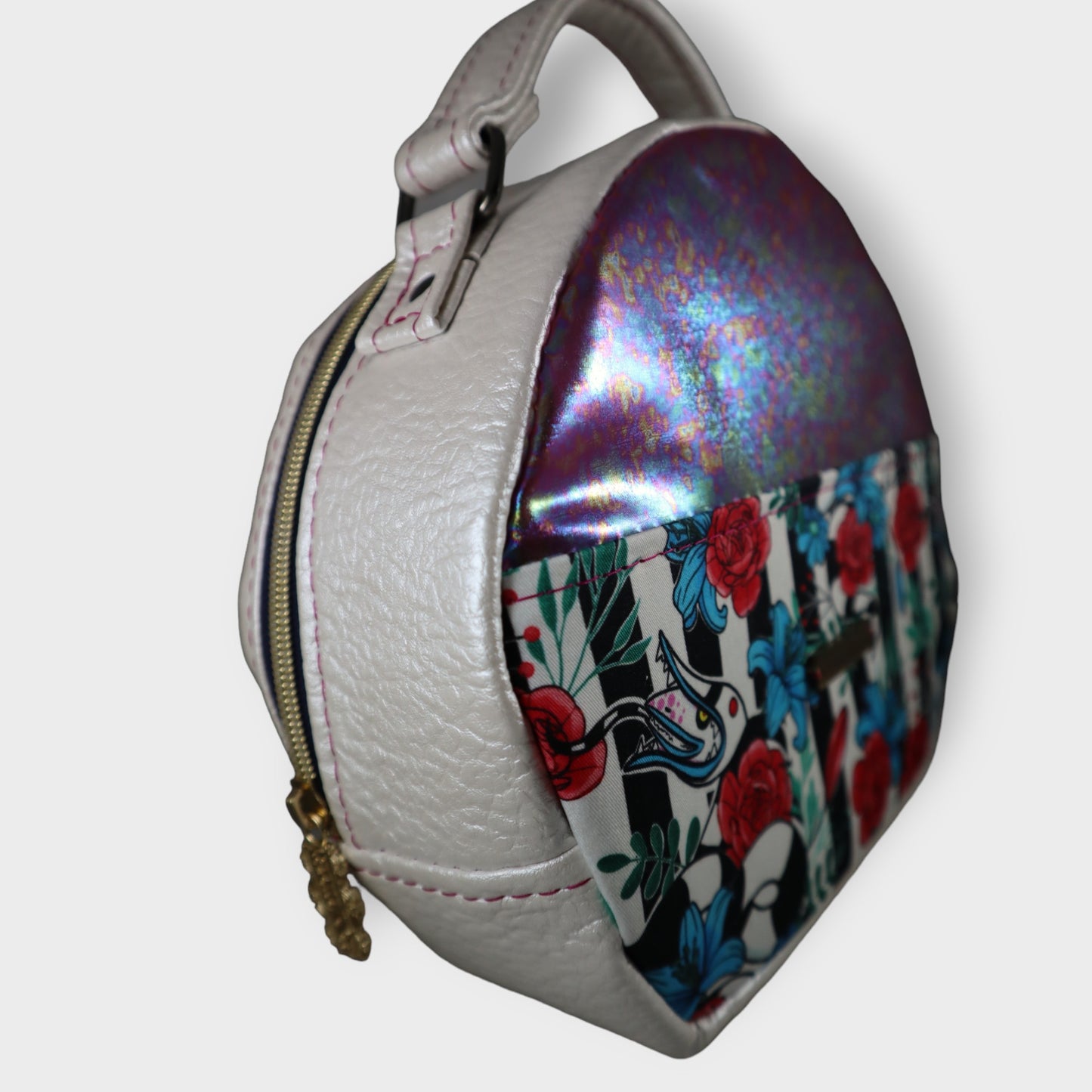 Handcrafted pouch make up Beetle guy