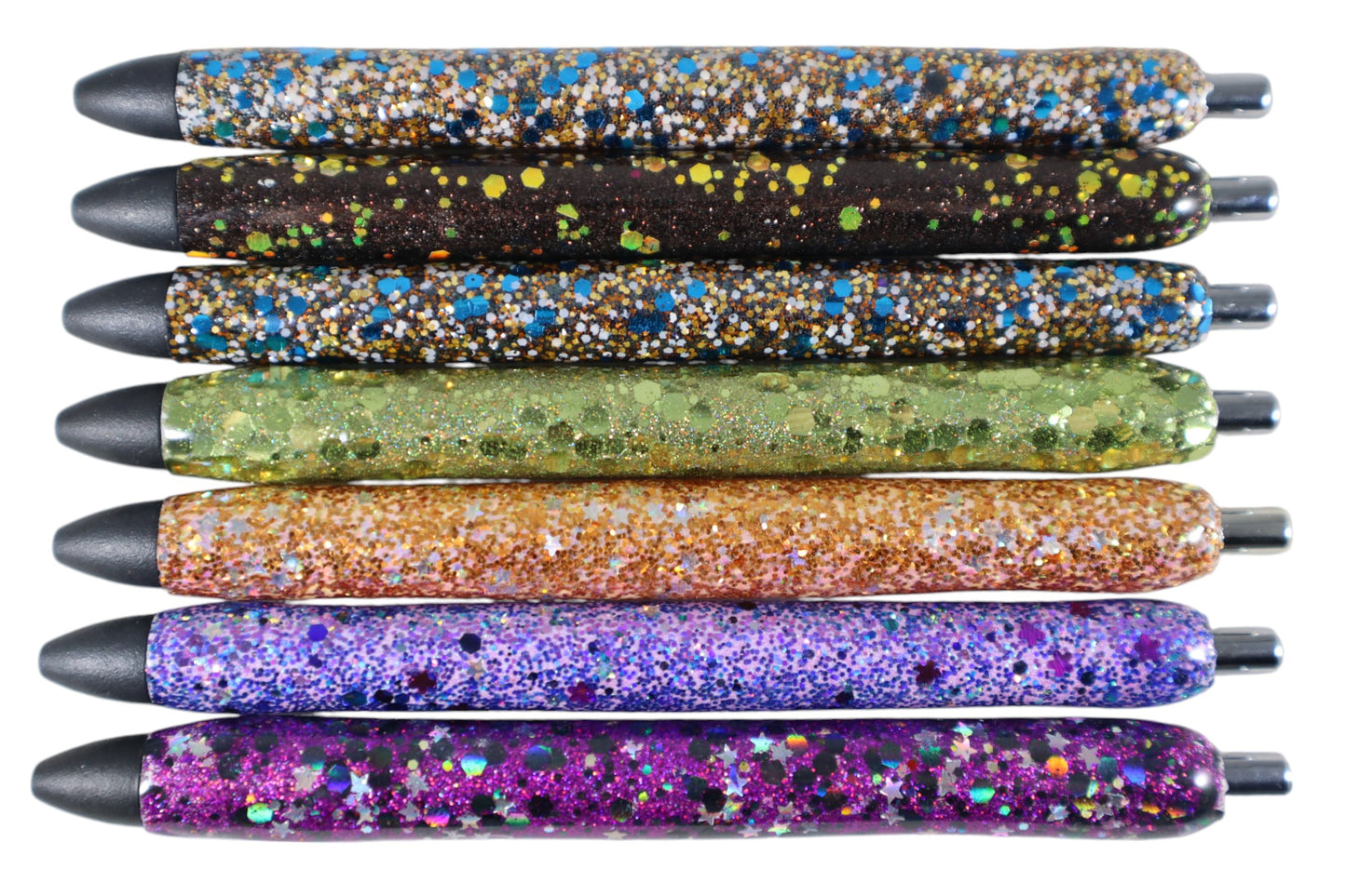 Glitter and epoxy pen REFILLABLE "This is my fucking pen"