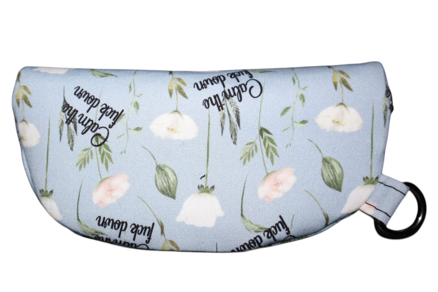 Handcrafted sunglasses case Calm The Fuck Down