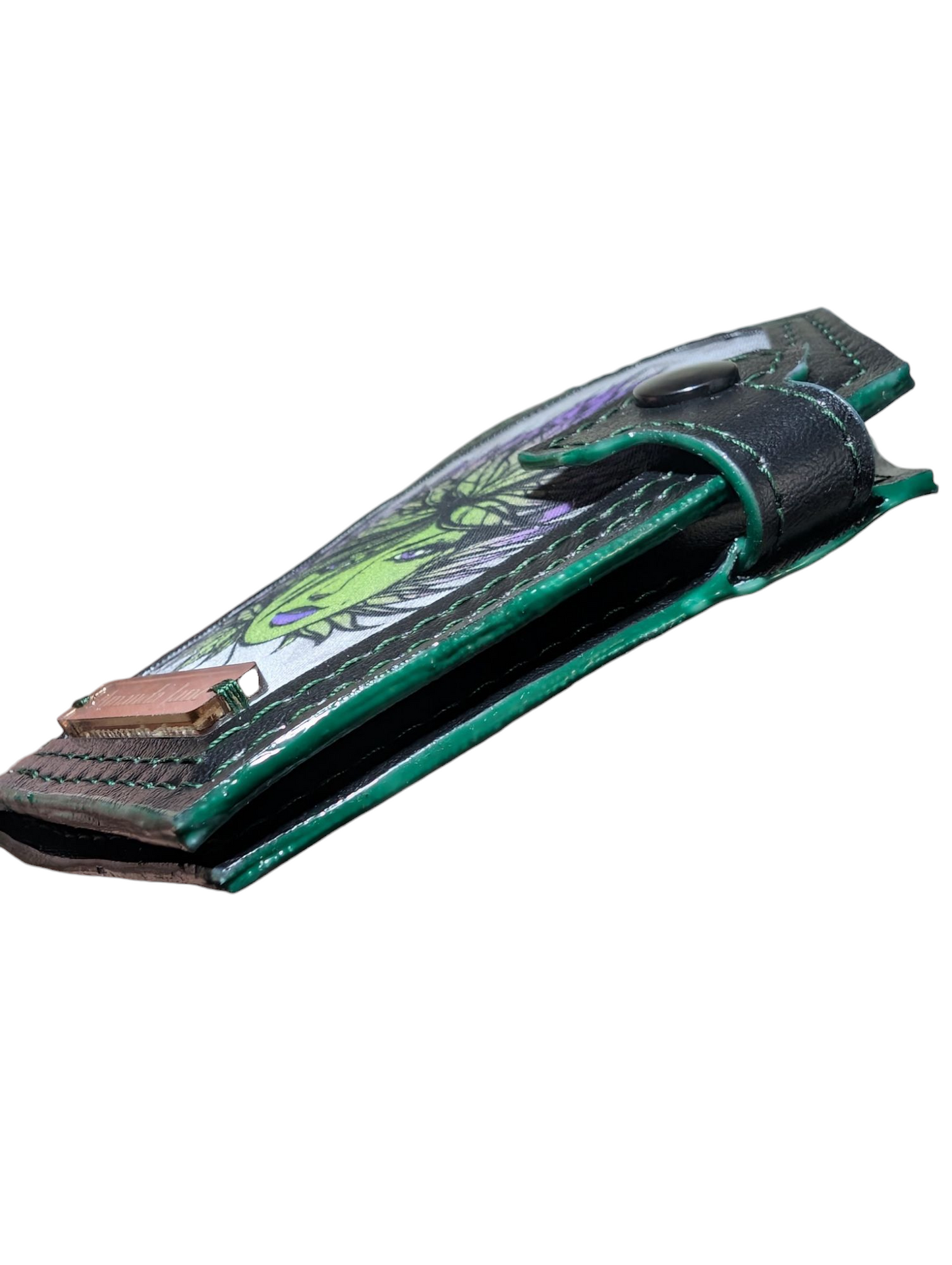 Coffin coin wallet adult leaves lady