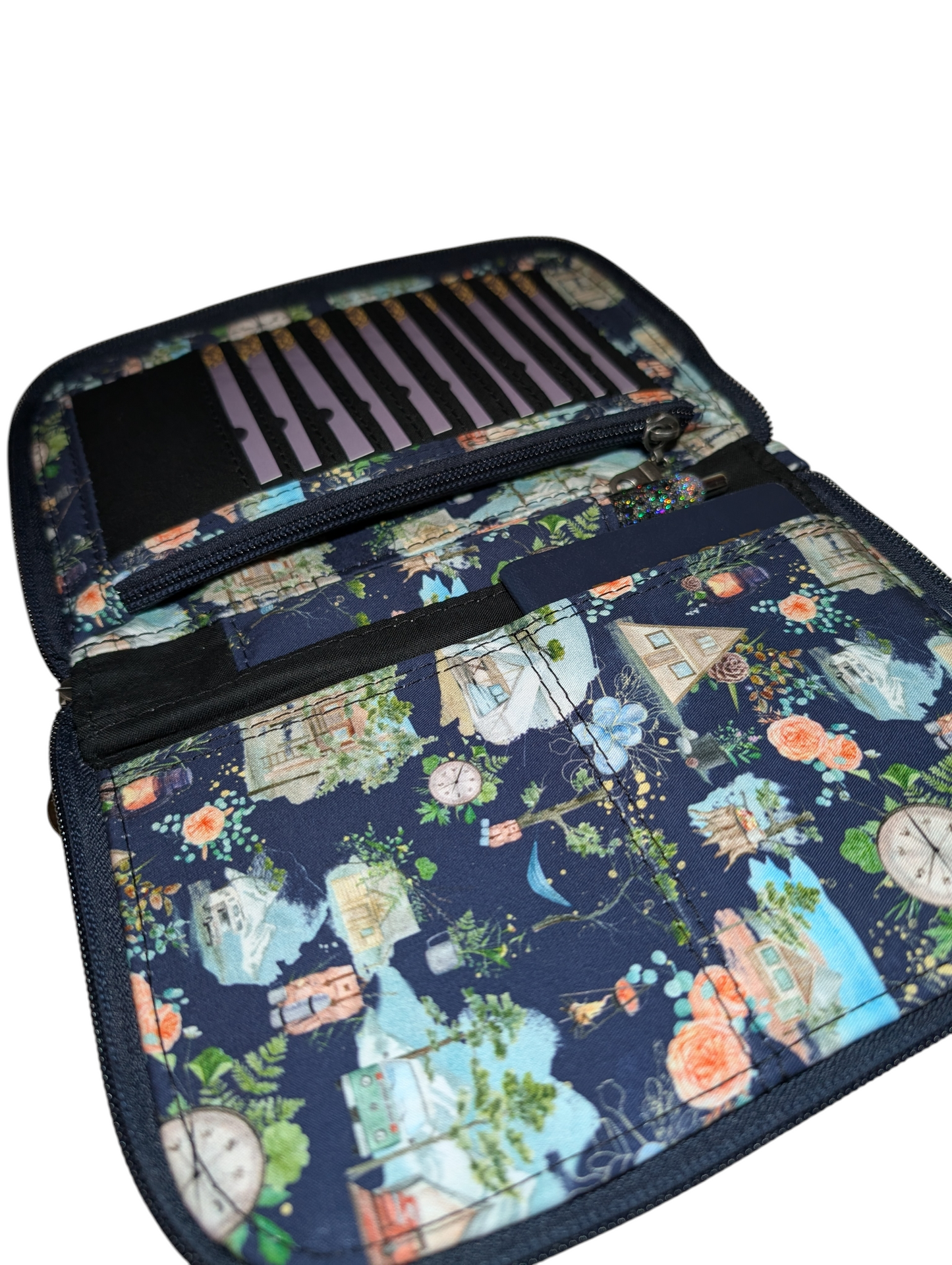 Handcrafted travel passport organizer wallet cabins