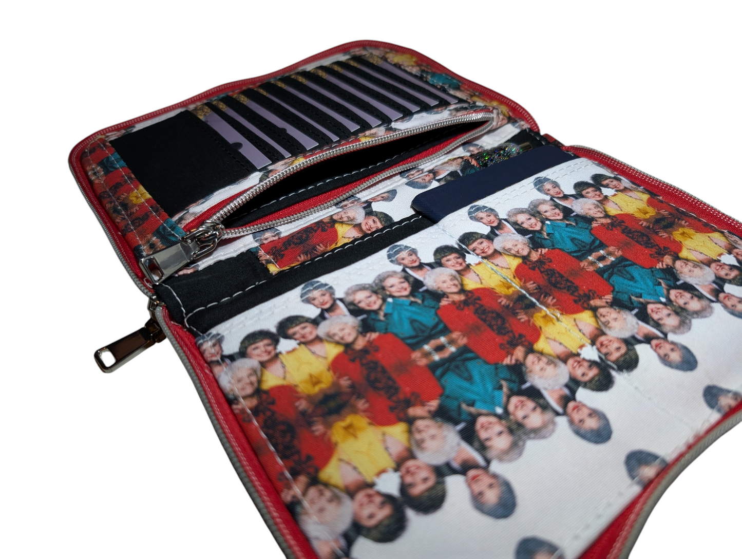 Handcrafted travel passport organizer wallet GG