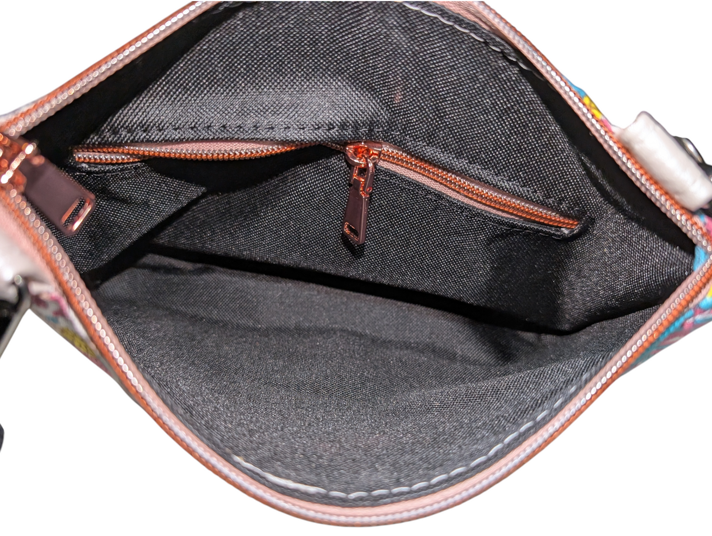 Handcrafted purse crossbody antique fabric