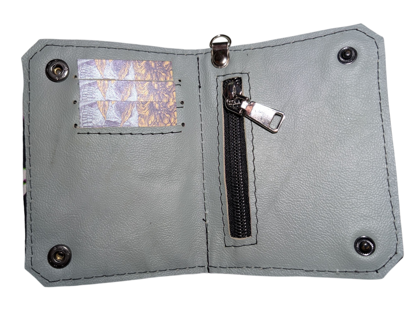 Handcrafted coin small wallet 3D bat cats