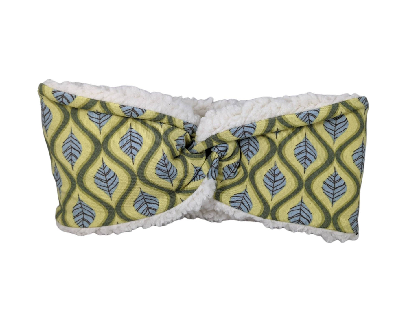 Sherpa lined fleece ear warmer headband gifts for her