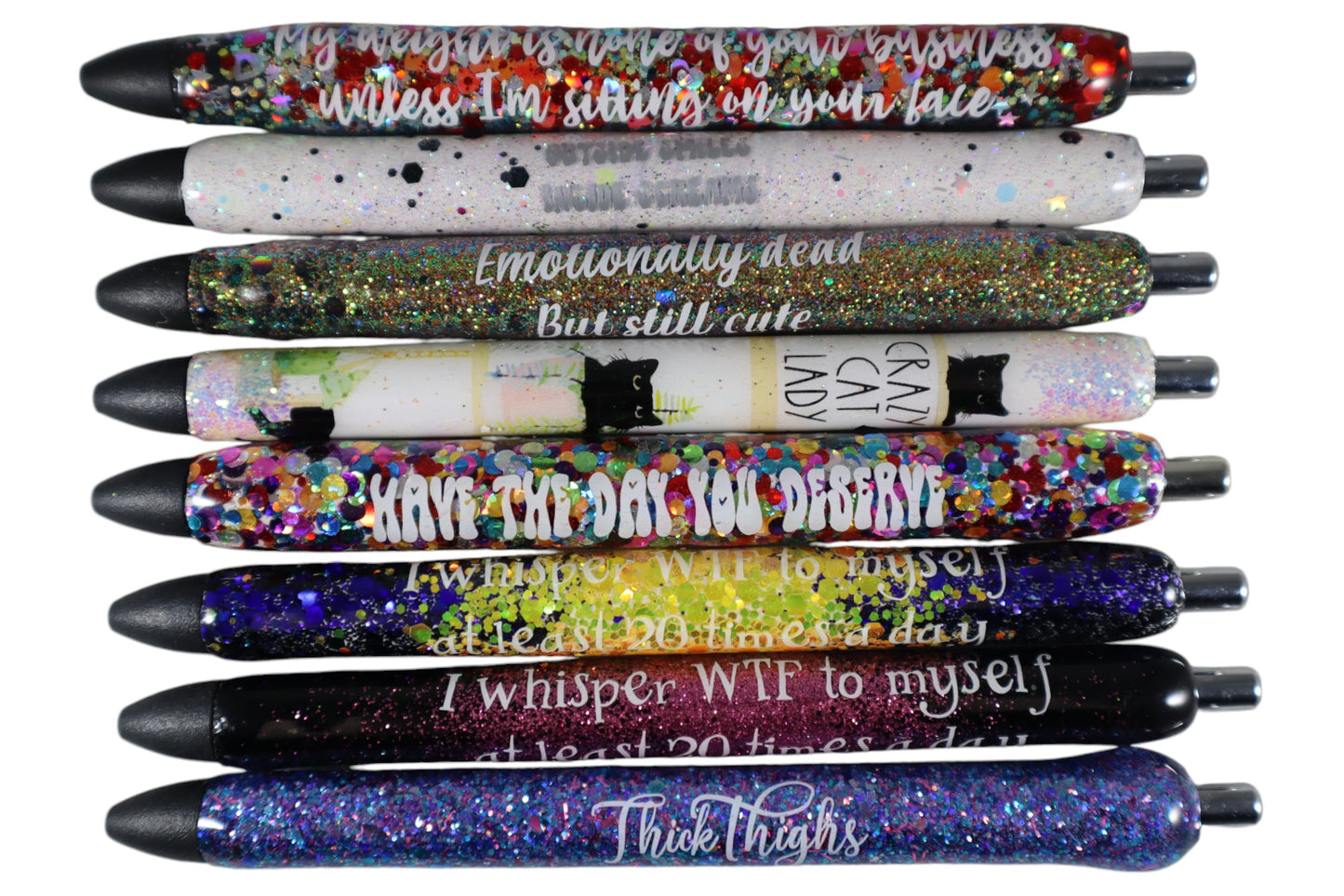 Glitter and epoxy pen REFILLABLE