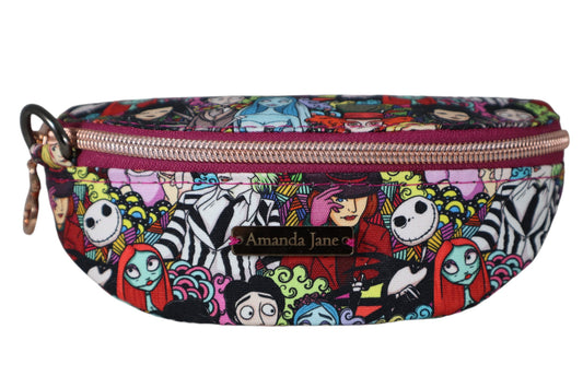 Handcrafted sunglasses case Tim Burton