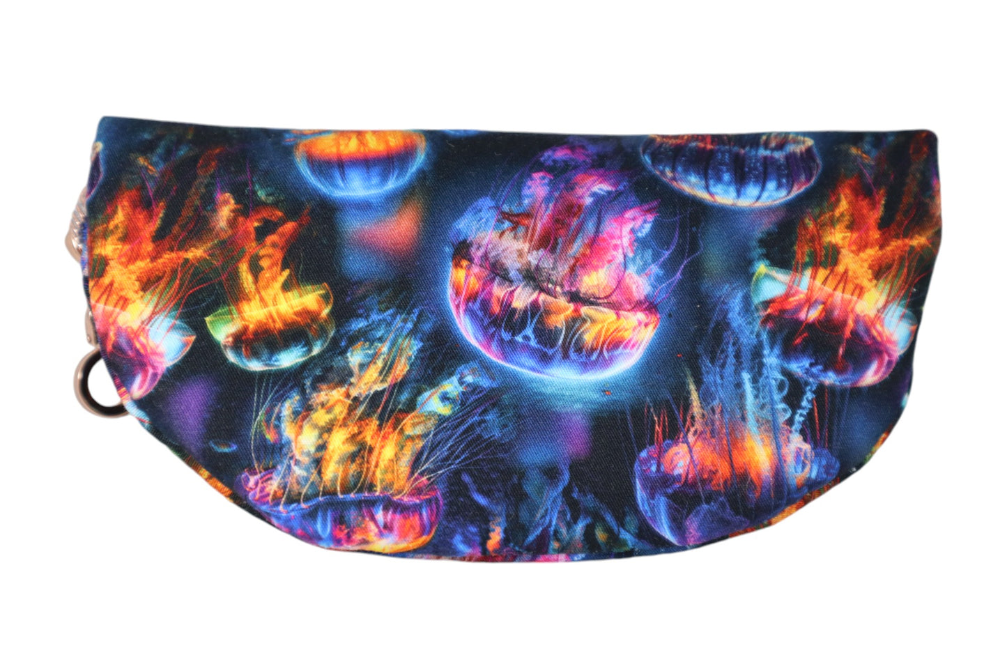 Handcrafted sunglasses case jellyfish