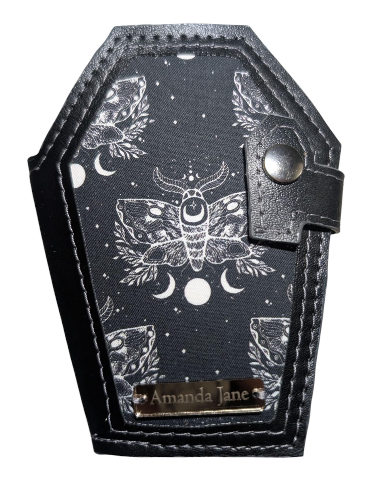 Coffin coin wallet celestial moth