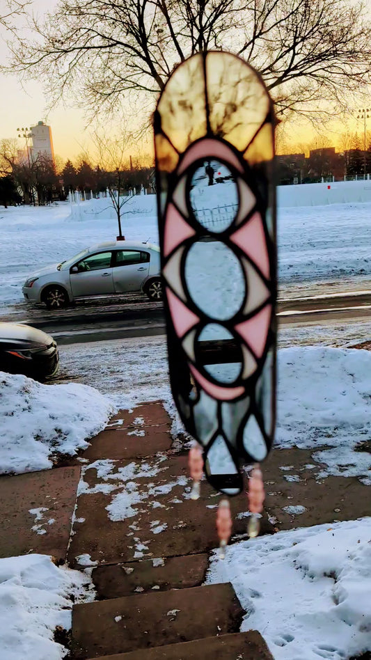 Handcrafted stained glass evil eye *discounted, please read*