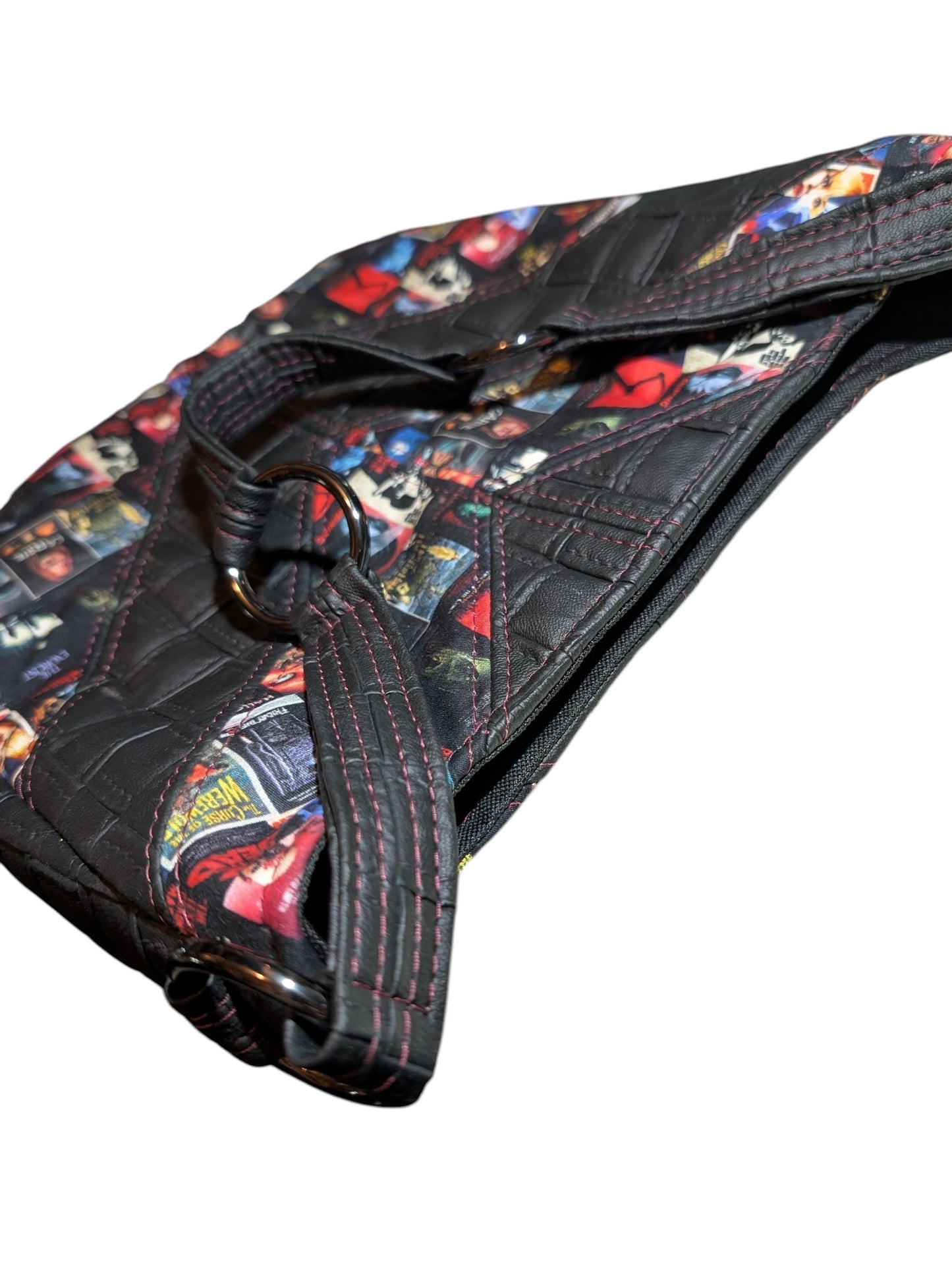 Handcrafted bag purse handbag shoulder bag horror movies classics