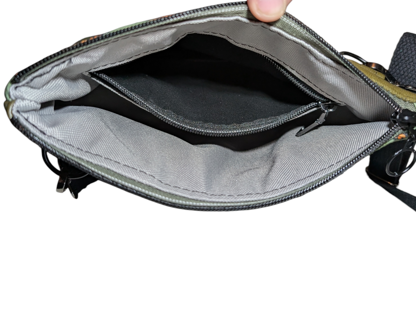 Handcrafted crossbody purse bag monarch butterflies