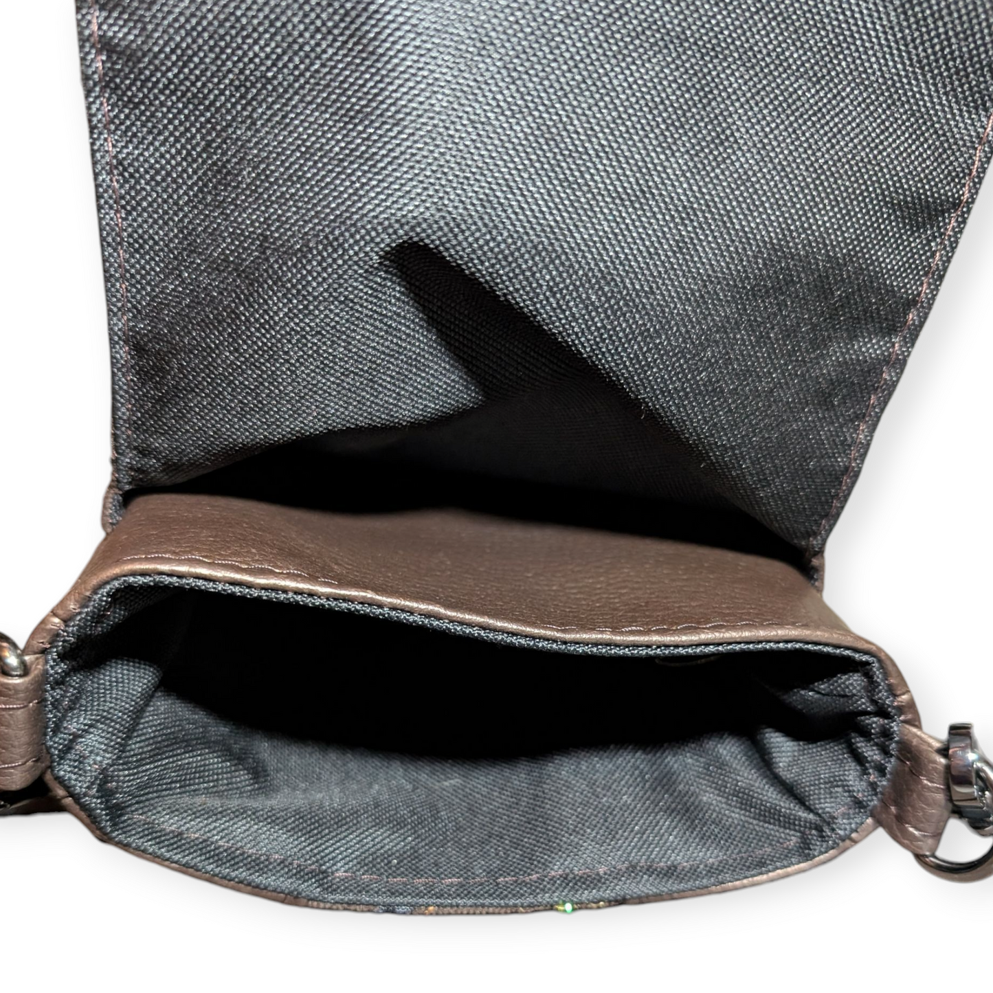 Handcrafted bag purse crossbody, built-in wallet, floral paisley corduroy