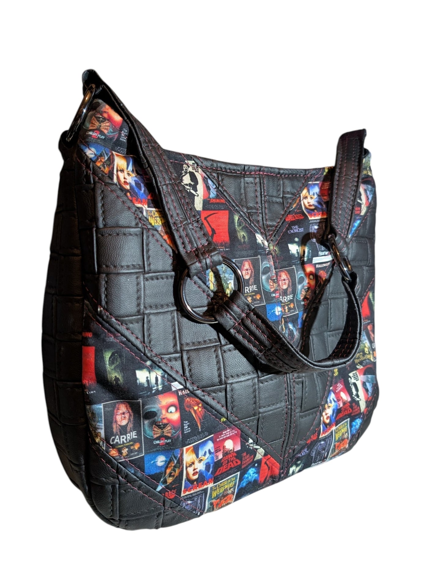 Handcrafted bag purse handbag shoulder bag horror movies classics