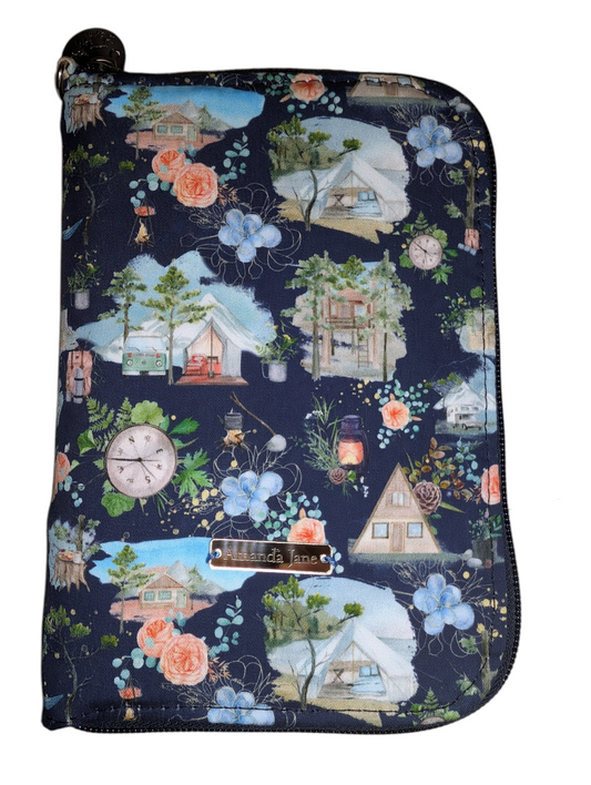 Handcrafted travel passport organizer wallet cabins