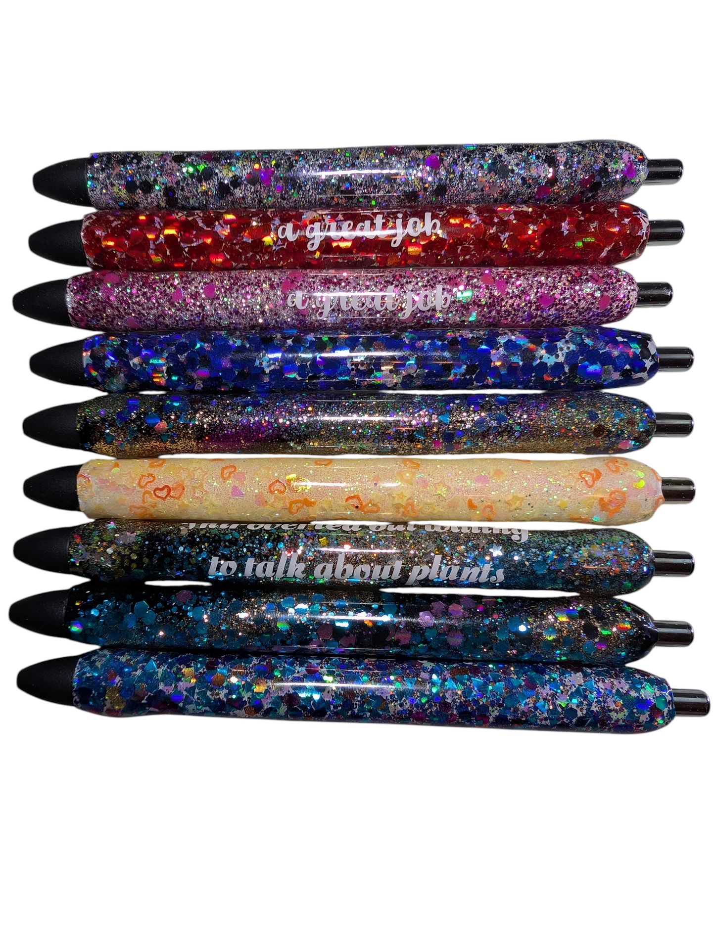 Glitter and epoxy pen REFILLABLE