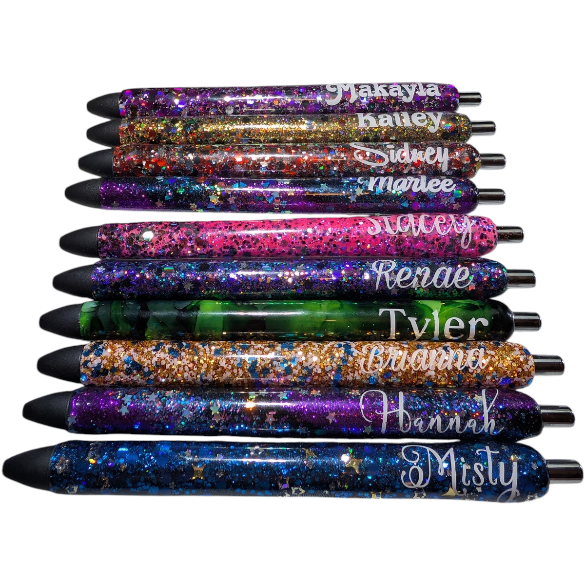Glitter and epoxy pens - CUSTOM LISTING FOR RENAE