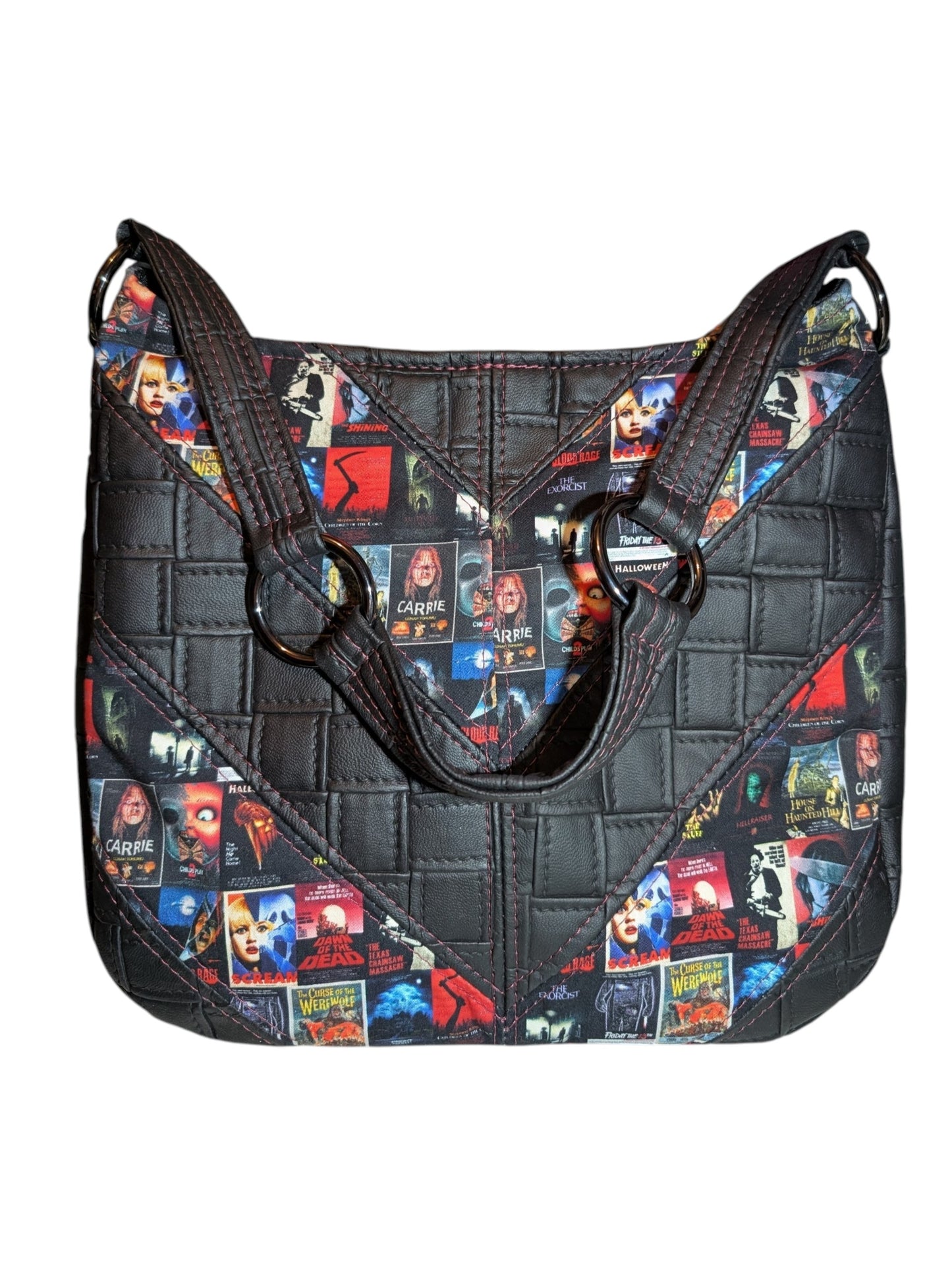 Handcrafted bag purse handbag shoulder bag horror movies classics