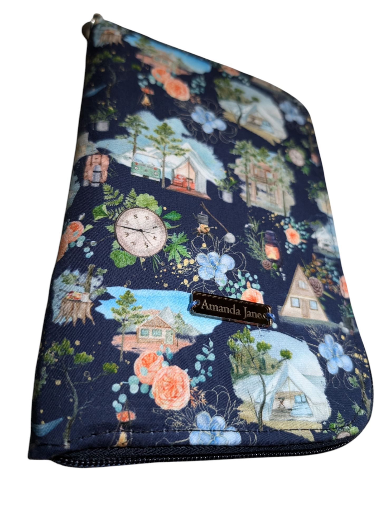 Handcrafted travel passport organizer wallet cabins