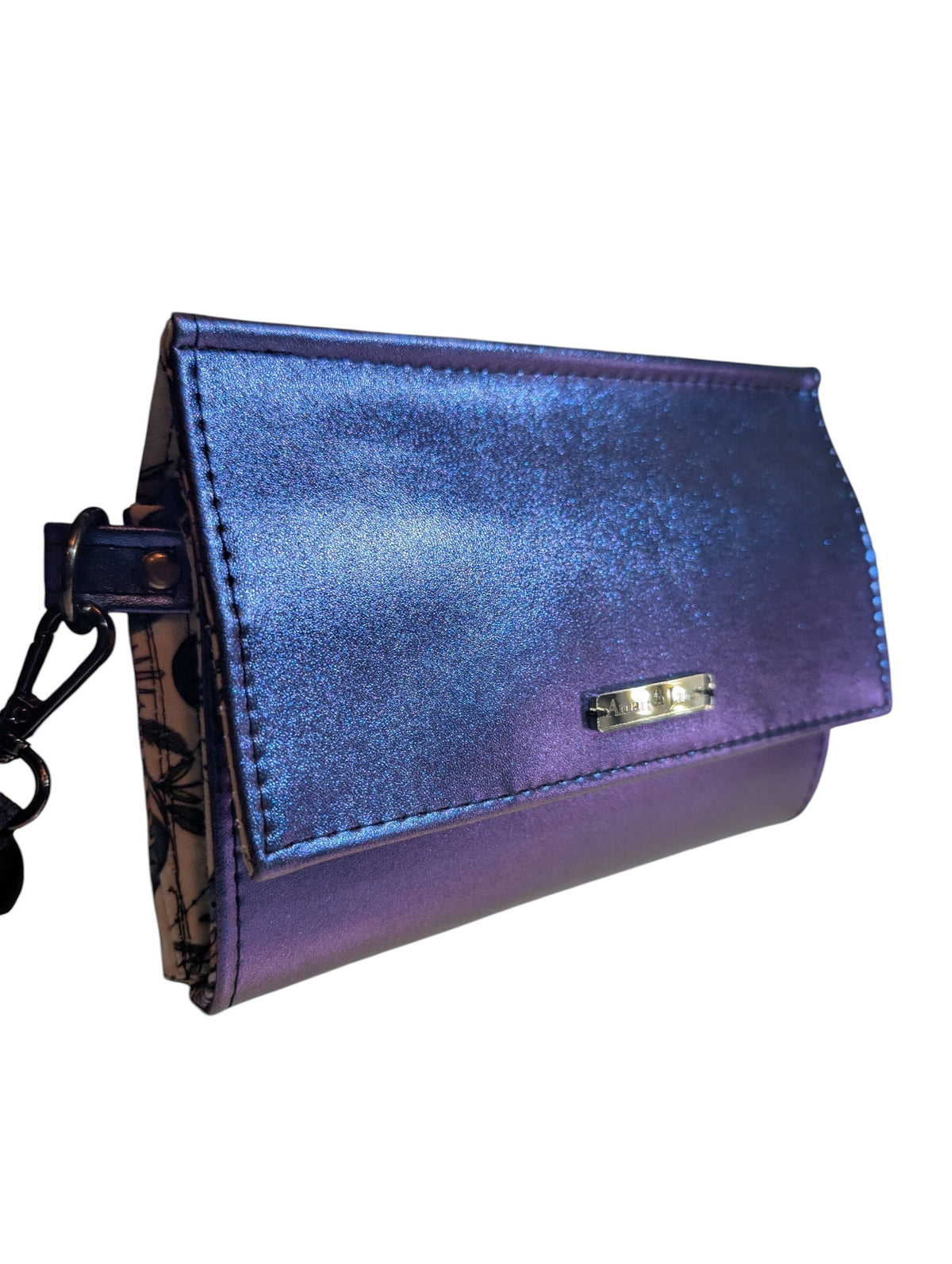 Handmade phone holder wallet purse celestial Luna mouth