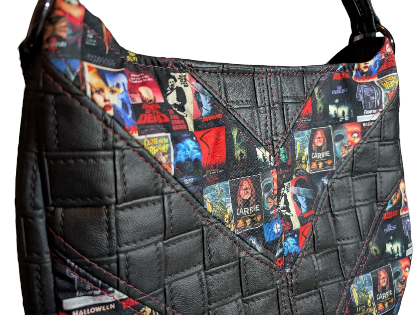 Handcrafted bag purse handbag shoulder bag horror movies classics