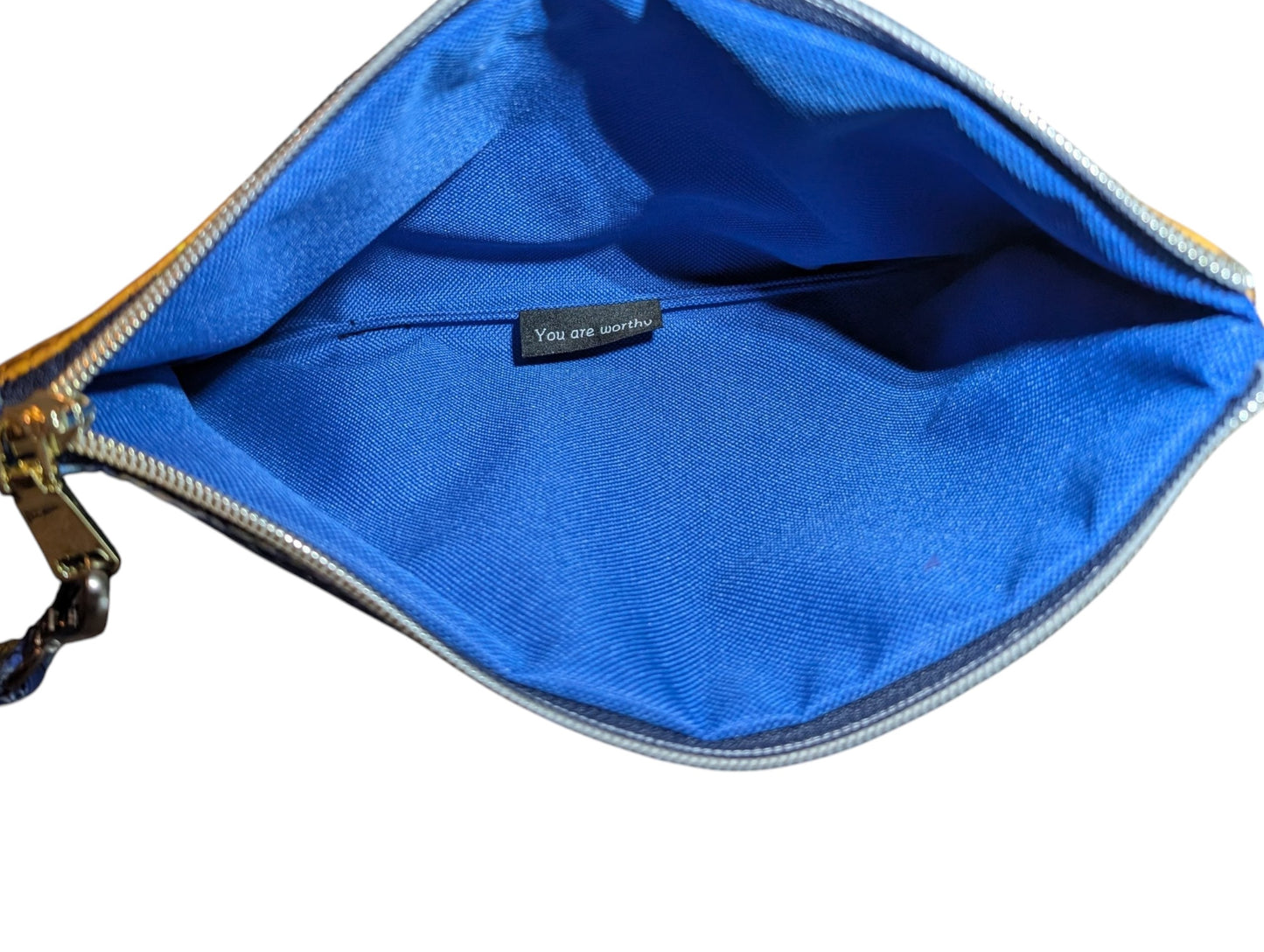 Handmade clutch wristlet starry night