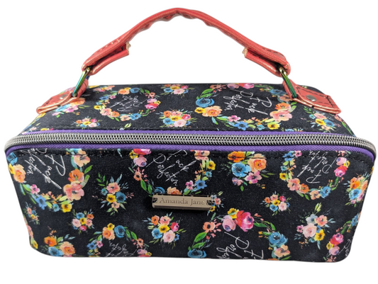 Handcrafted pouch make up toiletry bag F*CK Perfection