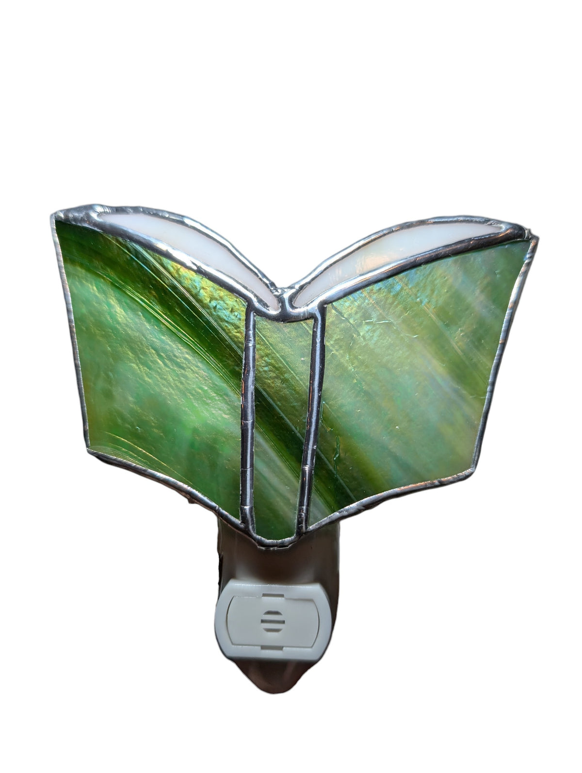 Stained glass sun catcher night light book