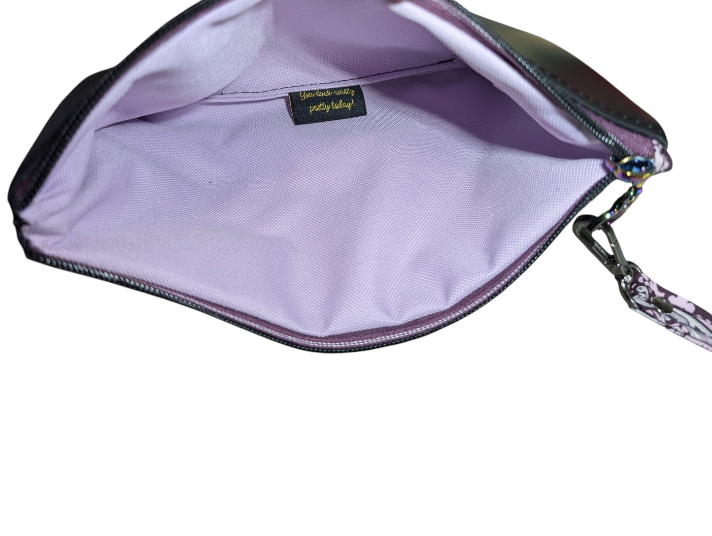 Handmade clutch wristlet Tula Pink