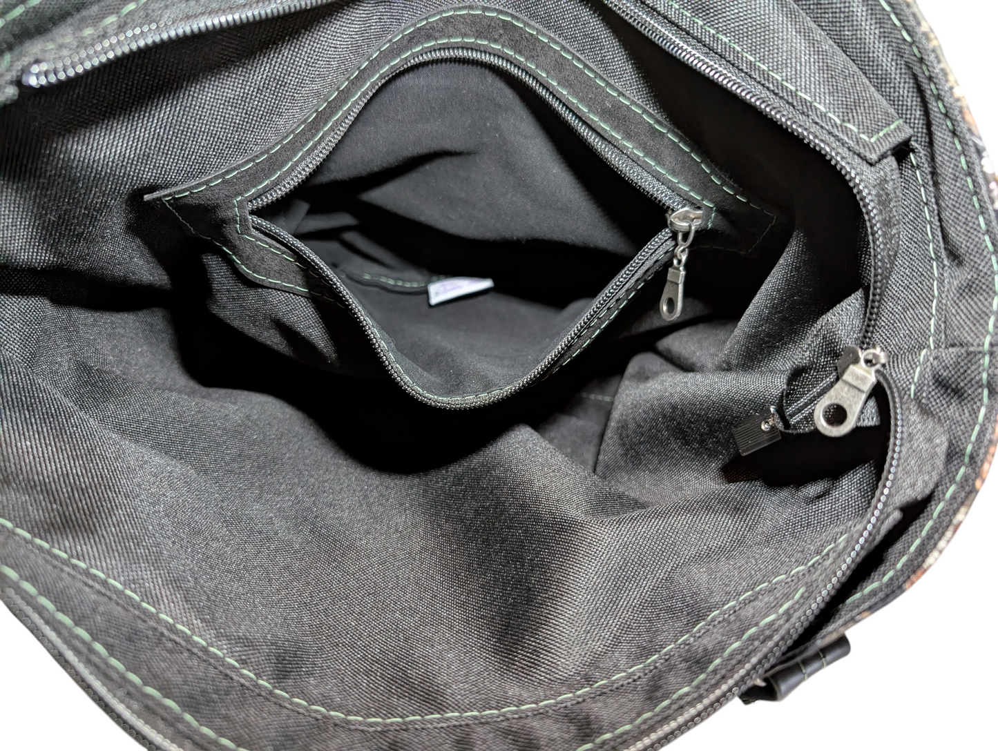 Handcrafted crossbody purse bag witchy skull