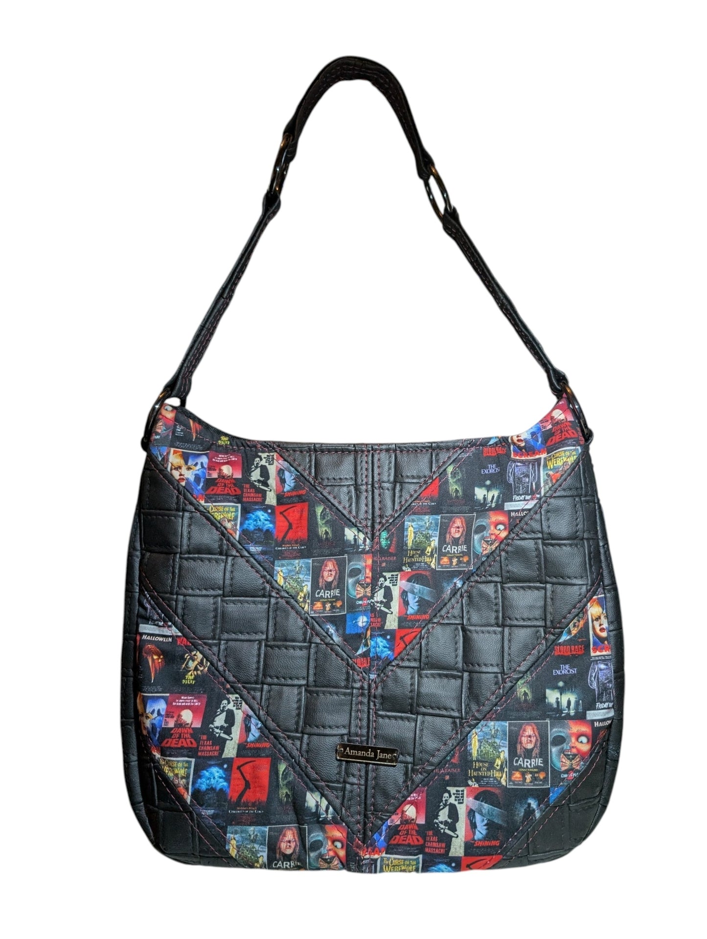 Handcrafted bag purse handbag shoulder bag horror movies classics